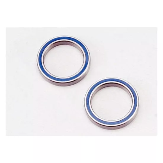 Ball bearings, blue rubber sealed (20x27x4mm) (2), TRX5182