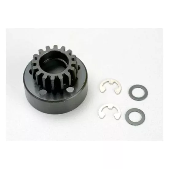 Clutch bell (16-tooth)/5x8x0.5mm fiber washer (2)/ 5mm e-cli