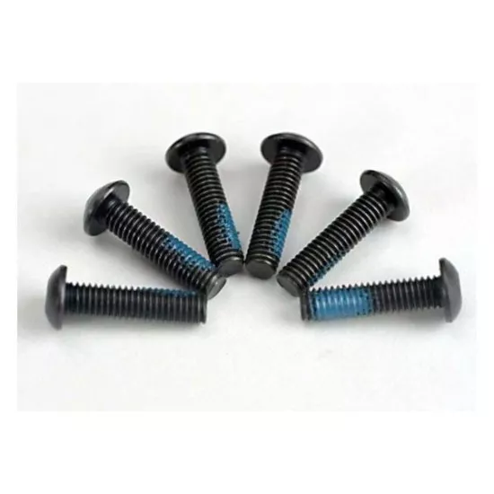 Screws, 3x12mm button-head machine (6) (starter attachment s, TRX5282