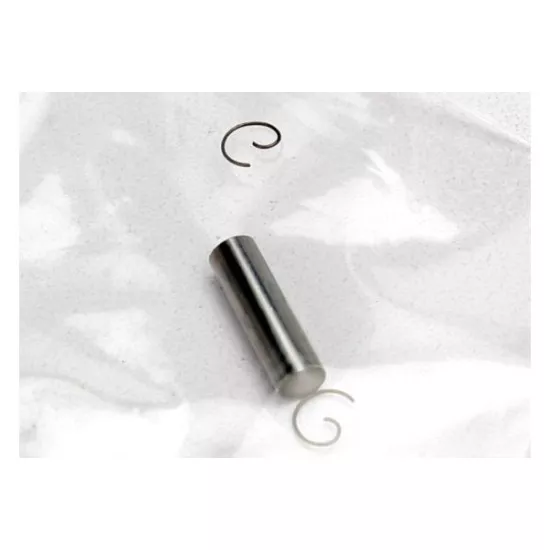 Wrist pin, wrist pin clips (2) (TRX 3.3), TRX5291