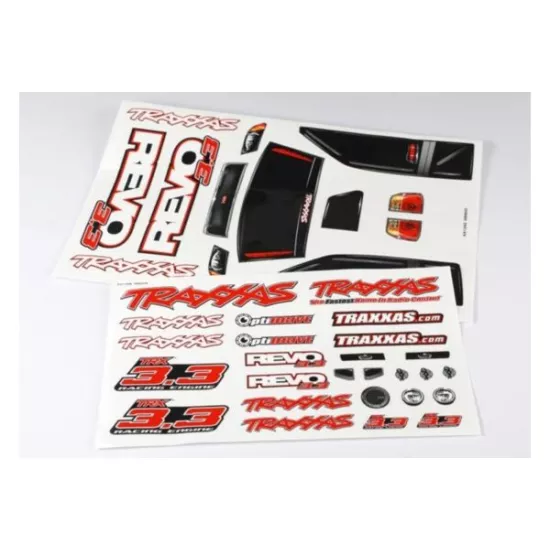 Decal sheets, Revo 3.3, TRX5313R