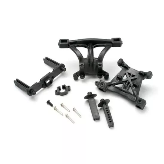 Body mounts, front & rear/ body mount posts, front & rear/ 2, TRX5314