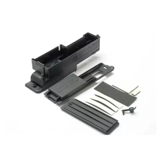 Electronics box, right/ box cover/ charge jack plug (rubber), TRX5324