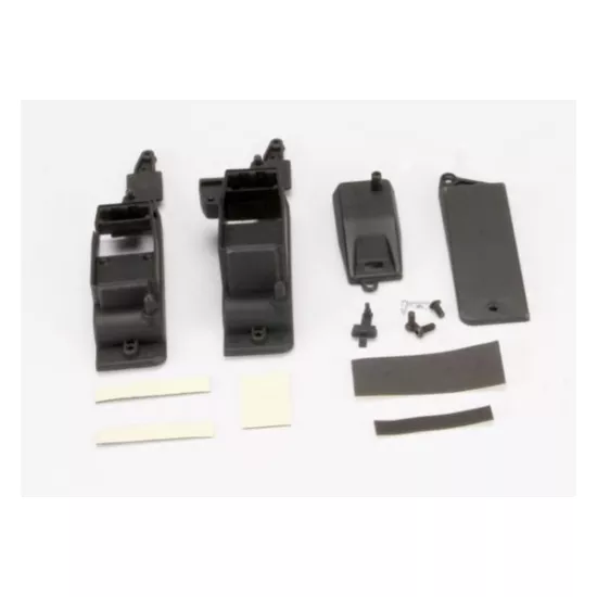 Box, receiver & battery (2)/ cover/ foam pad & adhesive/ cha, TRX5324X