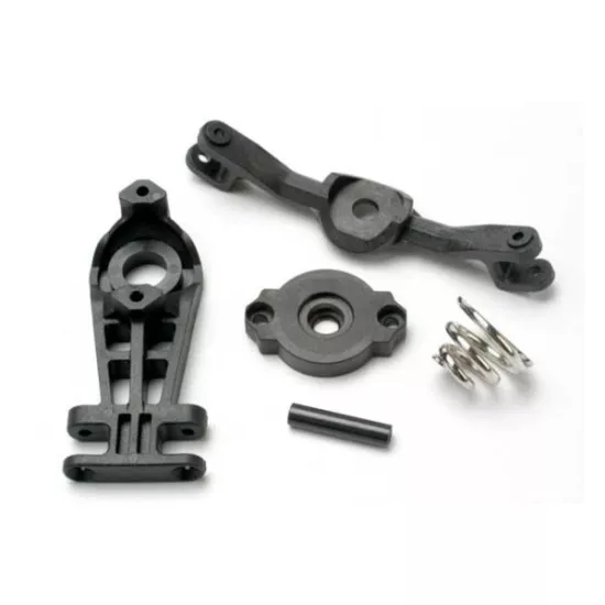 Steering arm (upper & lower)/ servo saver/ servo saver sprin, TRX5344