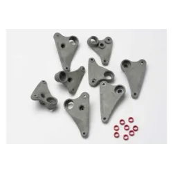 Rocker arm set, progressive-2 (90-T)/ spacers (red aluminum), TRX5358