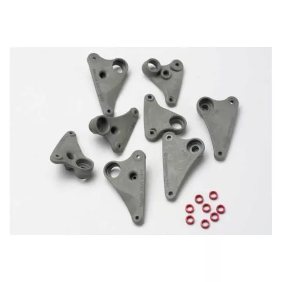 Rocker arm set, progressive-2 (90-T)/ spacers (red aluminum), TRX5358