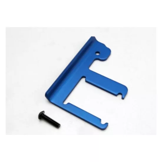 Chassis brace, Revo (3mm 6061-T6 aluminum) (blue-anodized)/, TRX5361