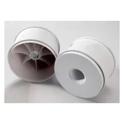 Wheels, dished 3.8 (white) (2) (use with 17mm splined wheel, TRX5371