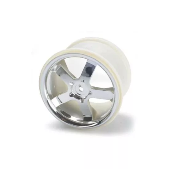 Wheels, Hurricane 3.8 (chrome) (2) (also fits Maxx series), TRX5373