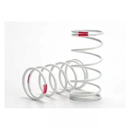 Spring, shock (white) (GTR) (std. rear) (1.4 rate pink) (1 p, TRX5433