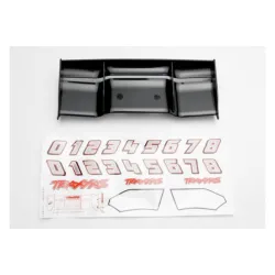 Wing, Revo (black)/ decal sheet, TRX5446