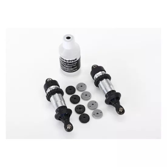 Shocks, GTR aluminum (assembled) (2) (without springs)