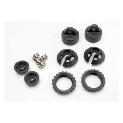 Caps and spring retainers, GTR shock (upper cap (2)/ hollow