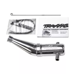 Tuned pipe, Resonator, R.O.A.R. legal (aluminum, double-cham, TRX5487