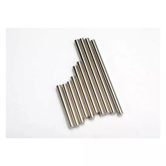 Suspension pin set, complete (hardened steel, front & rear),, TRX5521