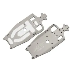 Chassis, 7075-T6 aluminum (3mm) (titanium-anodized) (machine, TRX5522X