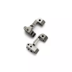 Caster blocks, 30-degree, titanium-anodized 6061-T6 aluminum