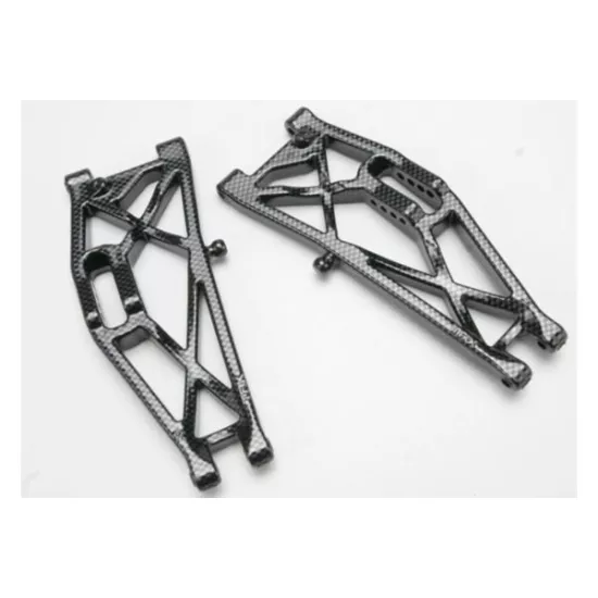 Suspension arms, rear (left & right), Exo-Carbon finish (Jat, TRX5533G