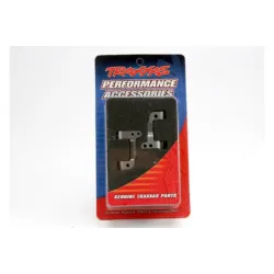Caster blocks, 25-degree, titanium-anodized 6061-T6 aluminum