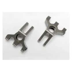 Carriers, stub axle, (rear) 6061-T6 aluminum (titanium-anodi