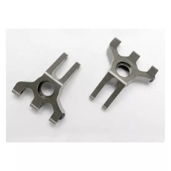 Carriers, stub axle, (rear) 6061-T6 aluminum (titanium-anodi