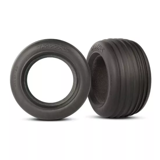 Tires, ribbed 2.8 (2)/ foam inserts (2), TRX5563