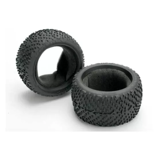 Tires, Victory 2.8 (rear) (2)/ foam inserts (2), TRX5570