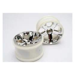 Wheels, All-Star 2.8 (chrome) (nitro front) (2), TRX5577