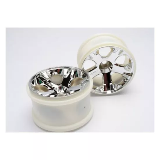 Wheels, All-Star 2.8 (chrome) (nitro front) (2), TRX5577