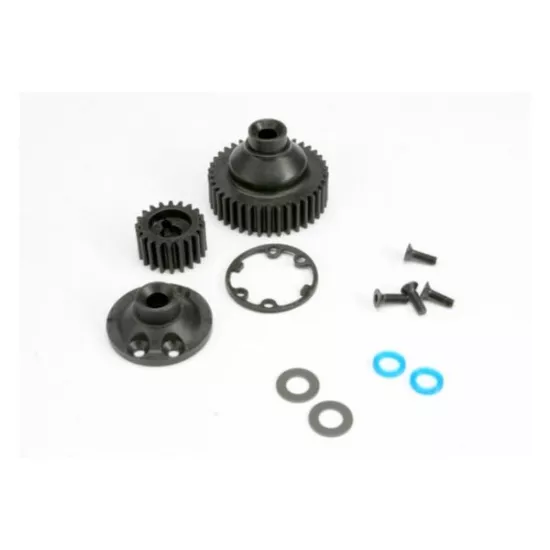 Gears, differential 38-T (1)/ differential drive gear 20-T/, TRX5579