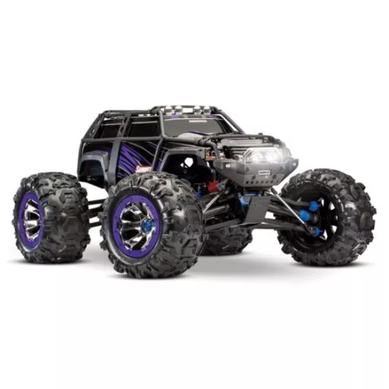 Traxxas Summit 4 wiel aangedreven monster paars met  Bluetooth optie zonder accu en lader