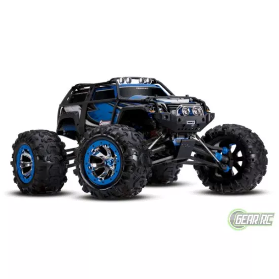 Traxxas Summit 4 wiel aangedreven monster blauw met  Bluetooth optie zonder accu en lader