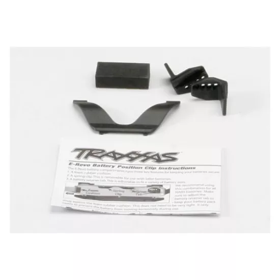 Retainer clip, battery (1)/ front clip (1) /rear clip (1)/ f, TRX5629