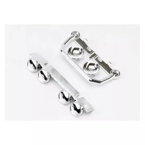 Lightbar, front bumper (chrome) (1), roof lightbar (chrome)
