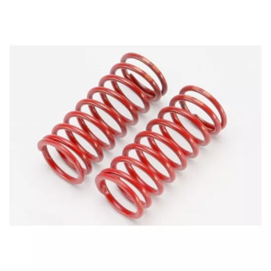 Spring, shock (red) (long) (GTR) (5.4 rate double orange str