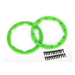 Sidewall protector, beadlock style (green) (2)/ 2.5x8mm CS (, TRX5664