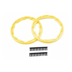 Sidewall protector, beadlock style (yellow) (2)/ 2.5x8mm CS