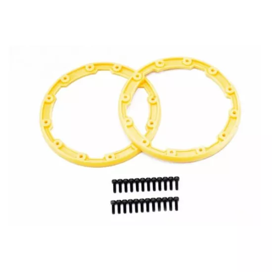 Sidewall protector, beadlock style (yellow) (2)/ 2.5x8mm CS