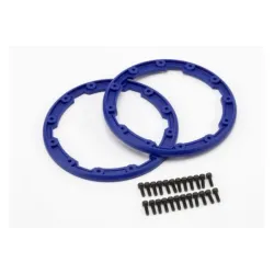 Sidewall protector, beadlock-style (blue) (2)/ 2.5x8mm CS (2, TRX5666