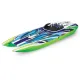 Traxxas M41 Widebody Catamaran Race boat met TSM groen zonder accu's en lader