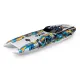 Traxxas M41 Widebody Catamaran Race boat met TSM oranje zonder accu's en lader