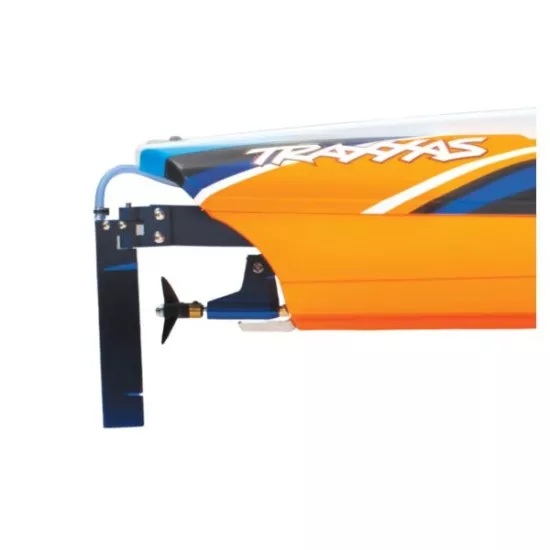 Traxxas M41 Widebody Catamaran Race boat met TSM oranje X zonder accu's en lader