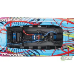 Traxxas M41 Widebody Catamaran Race boat met TSM groen zonder accu's en lader