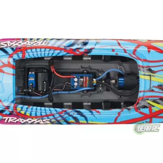 Traxxas DCB M41 Catamaran Race Boat TQi TSM, GREEN/BLUE
