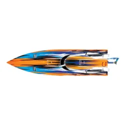 TRAXXAS SPARTAN BL 2.4GHz TSM orange zonder batterij en lader ( Vervangende nummer TRX57076-4ORNGR )