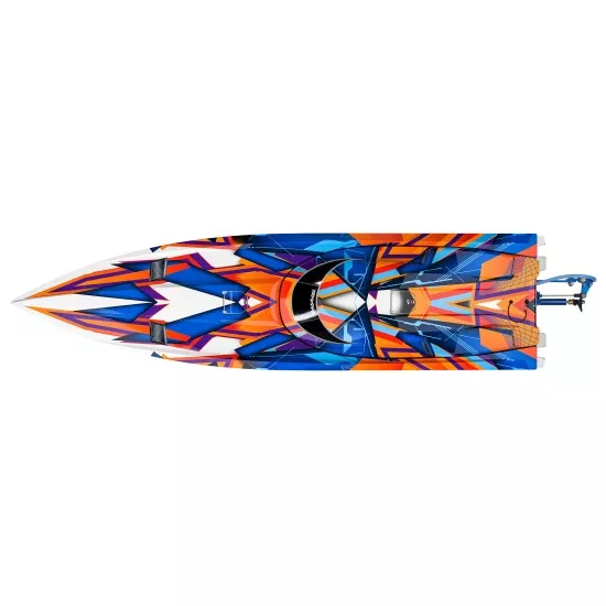 TRAXXAS SPARTAN BL 2.4GHz TSM oranje 2022 zonder batterij en lader