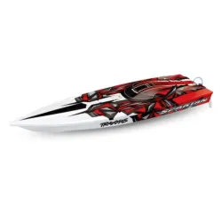 TRAXXAS SPARTAN BL 2.4GHz TSM rood zonder batterij en lader