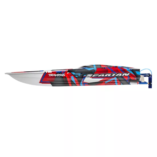 TRAXXAS SPARTAN BL 2.4GHz TSM rood 2022 zonder batterij en lader