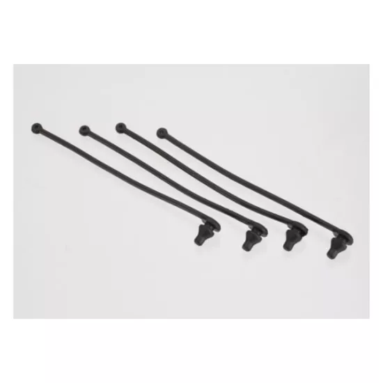 Body clip retainer, black (4)